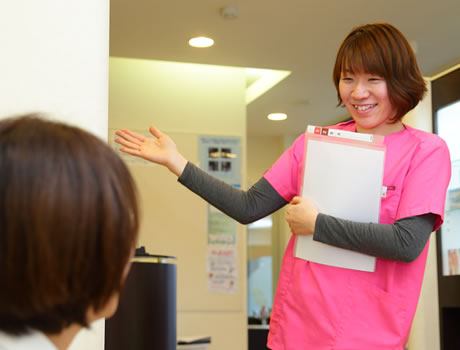 ホスピタリティを歯科医院に